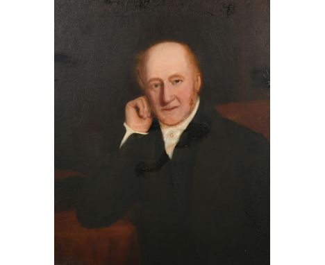 J. E. Williams, Circa 1894, a head and shoulders portrait of a gentleman, oil on canvas, 30" x 25", (76 x 64cm).