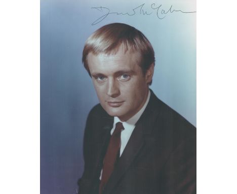 David McCallum signed 10x8 Man from Uncle colour photo. David Keith McCallum Jr. (born 19 September 1933) is a British actor 