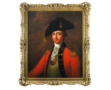 Nathaniel Hone, RA (Irish, 1718-1784) Portrait of an infantry officer or adjutant, c.1780, possibly an East India Company Off