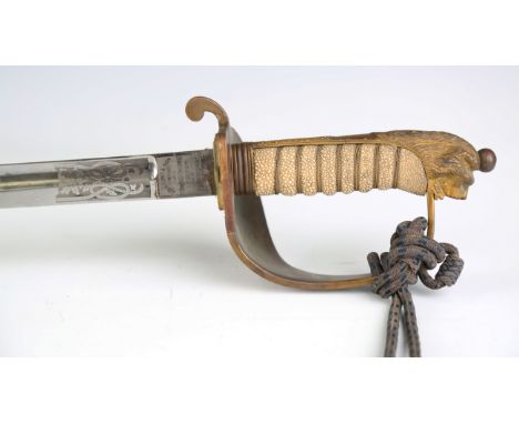 An early 20th century Royal Navy Reserve officer's dress sword by J.R. Gaunt &amp; Son Limited, late Edward Thurkle, London &