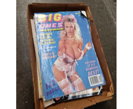 A collection of adult magazines.7 magazines, Super Porno Parade, New Direction, Color Climax 158, Simone, The Penthouse Colle