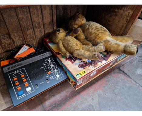 Lego System 6769 - Western together with Binatone TV Master MK IV 01-4974 console and 2 vintage bears.Condition:- Assorted pi