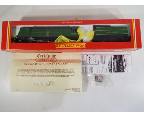 Model Railways - OO gauge Hornby Railways SR West Country Class 'Exeter' (limited edition)   # R.320, appears mint in a box.