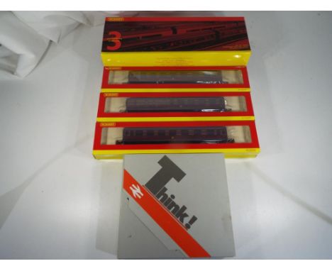 Model Railways - Hornby OO gauge R4588 LMS Coronation coach pack and a R210 Think Tanker rail freight tanker, items in NM to 
