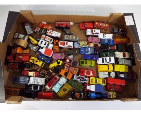 Matchbox - approx 70 unboxed diecast model motor vehicles predominantly by Matchbox, items ranging from  playworn to e Est £3