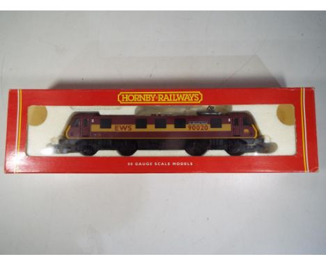 Model Railways - OO gauge Hornby Railways EWS Bo-Bo Electric Class 90 Locomotive '90020 Sir Michael Heron'  # R2110, appears 
