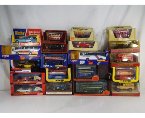 Diecast - twenty boxed diecast model motor vehicles to include Corgi, Dinky, Schuco, Matchbox and EFE models appear m in orig