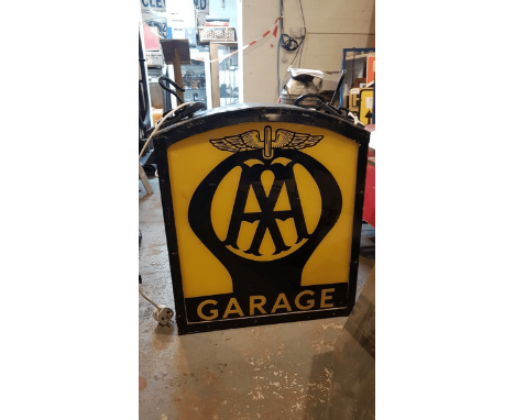 AA ILLUMINATED SIGN &amp; BRACKET