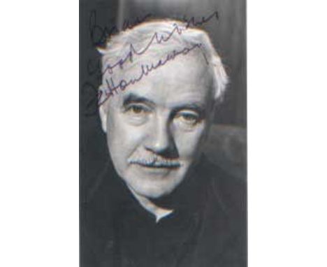 Porridge - Fulton Mackay. A rare signed postcard sized dedicated picture of the actor famous for playing Mr Mackay in Porridg