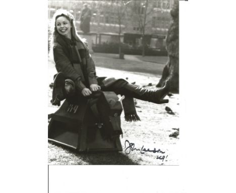 John Leeson b/w 8x10 signed photograph British actor known for voicing K 9 from television series Doctor Who.  Good Condition