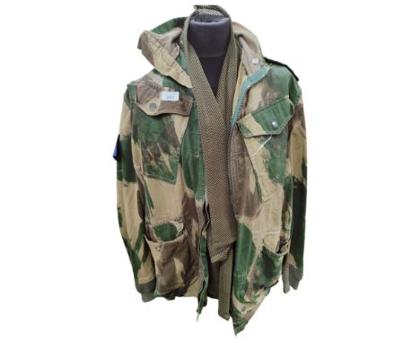 MILITARY JACKET &amp; SCARF