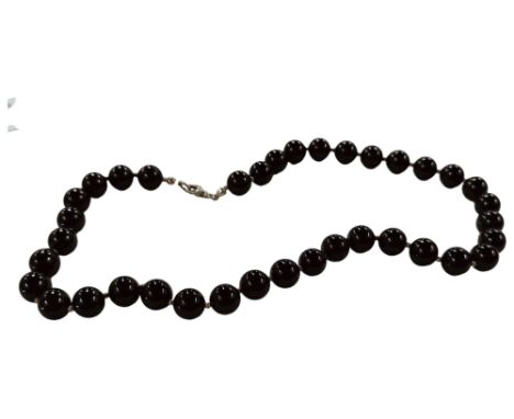 SILVER JET SET NECKLACE WITH SILVER BALL SPACERS