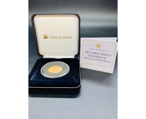 22 Carat Gold Sovereign 'Machin Portrait'