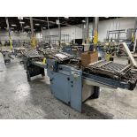 (1) MBO B120 Continuous Feed Folder LineEquipped with: The MBO folder is a durable and versatile