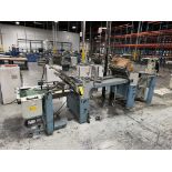 (1) MBO T49 Continuous Feed Folder Line Equipped with: (1) MBO AS59 SN G7955, (1) T49-2 49/4 SN