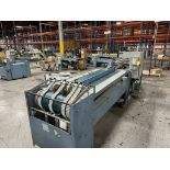 Line 2 MBO B123-C Continuous Feed Folder A76 SN 84971103; B123-1-23/4 NS 1 04/19; B123-C SN 1.04/19