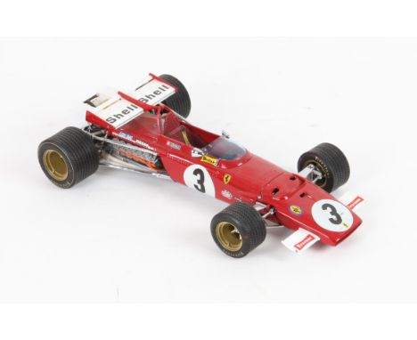 Exoto Inc. 1:18 scale die-cast model of Ferrari 312B, No. A1459,Condition Report:  Cracking to white paint of the '3' Two scu