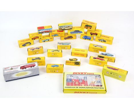 Collection of Atlas Editions reproduction Dinky Toys, to include Supertoys 943 Leyland Octopus Tanker Esso, 1408 Honda S800, 