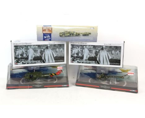 Two Corgi The Aviation Archive helicopters, comprising AA50413 Bell UH-1E Iroquois Huey - '518185' HMLA-267 Marine Aircraft G