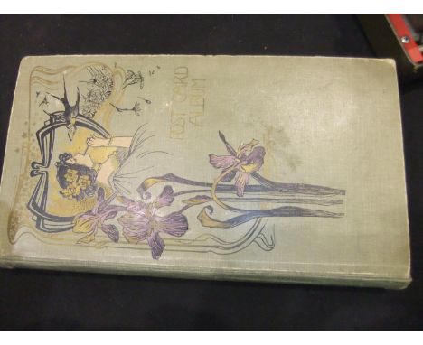 Postcard album containing approximately 140 AR Quinton postcards. UK P&amp;P Group 1 (£16+VAT for the first lot and £2+VAT fo