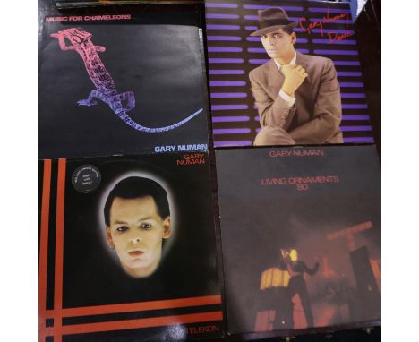 Thirteen Gary Numan LPs, Dance, Telekon, Music for Chameleons, Tubeway Army. UK P&amp;P Group 2 (£20+VAT for the first lot an