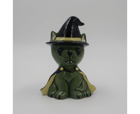 Lorna Bailey cat, Grotbags, no cracks or chips. H: 13cm. UK P&amp;P Group 1 (£16+VAT for the first lot and £2+VAT for subsequ