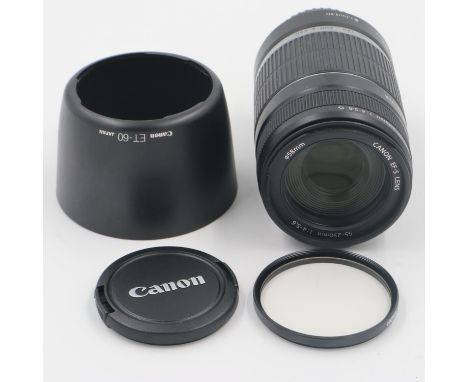 Canon EOS EFS 55-250mm lens. UK P&amp;P Group 2 (£20+VAT for the first lot and £4+VAT for subsequent lots) 