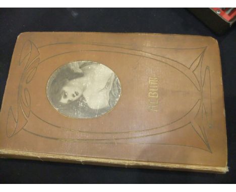 Vintage postcard album containing approximately 125 Mabel Lucie Attwell and Agness Richardson post cards. UK P&amp;P Group 1 
