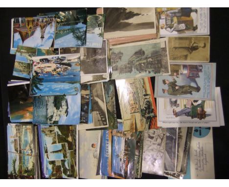 Collection of early 20th century postcards and ephemera. UK P&amp;P Group 1 (£16+VAT for the first lot and £2+VAT for subsequ