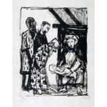 Otto Dix. Matthäus Evangelium in 37 Originallithographien. Berlin, Käthe Vogt 1961. 37 signierte