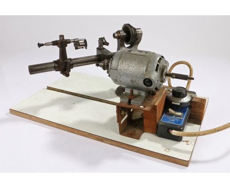 Watchmaker's bench top lathe, with Proops Brothers Ltd speed controllerLathe has not been tested