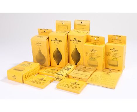 Bergeon No. 4657 rubber dust bellows (2), Bergeon No. 5733 rubber dust bellows, Bergeon No. 5098 soap antirust (3), Bergeon N