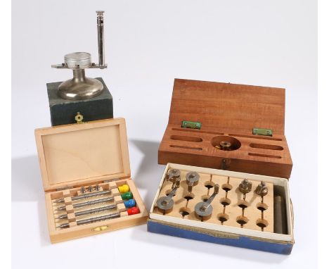 Watchmaker's tools to include spring winders, roller extractor, escapement tool etc. (4)Tools appear to be in good order