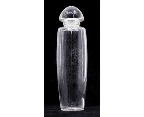 Lalique for Arys - A Violette glass perfume bottle, model 31, designed by R Lalique, 13cm high. Condition: small chips to sto