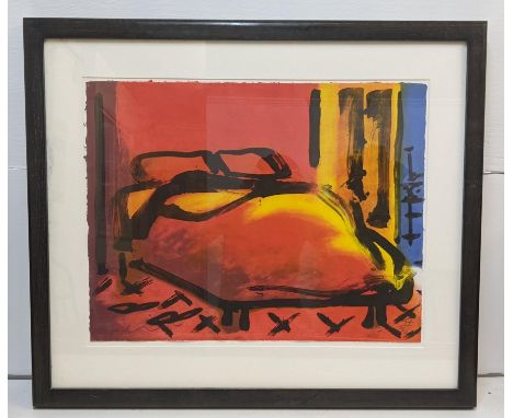 Perico Pastor (1953) A limited edition lithograph entitled 'Sherherd Parico', 65 x 50, framed 