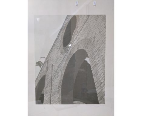 Wendy Taylor b.1945 (sculptor) - King Henry's Yard - limited edition lithograph, signed, titled and numbered 1/33 and dated 1
