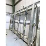 2006, R. Beck Metal Framed Cramp, Six Section Machine, Number: 261235.