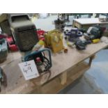 Bogh Adhesive Gun BCD360, Makita Air Compressor AC640, Makita Drill. Makita Sander 9401, Auto-XS