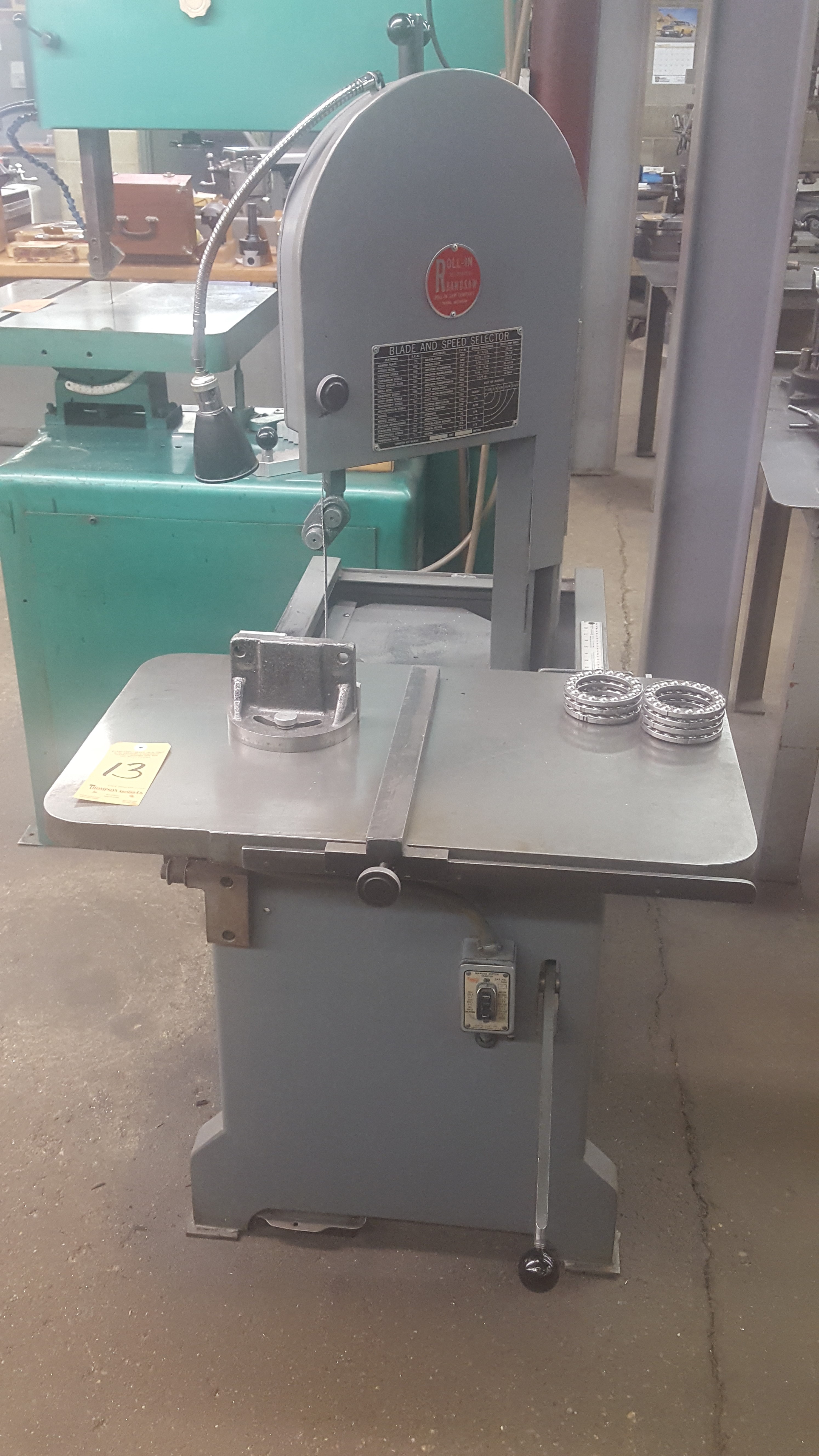 RollIn Band Saw 3/4 in. Blade, Loading 50