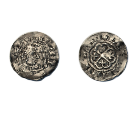 Stephen (1135-1154) Penny cross moline ('Watford') type Stamford moneyer Lefsi crowned bust right holding sceptre rev. cross 