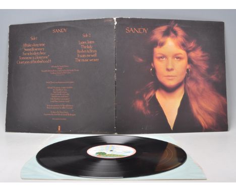 A vinyl long play LP record album by Sandy Denny – Sandy – Original Island Records 1st U.K. Press – ILPS-9207 Stereo. Vinyl C