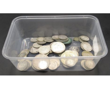 Collection of Post 1920/Pre-1947 GB silver content coins (gross 6.7 ozt.)