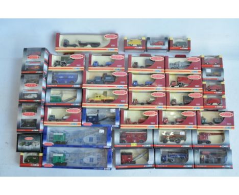 Forty one diecast model vehicles from Corgi's 1/76 scale (OO gauge) Trackside range including limited editions and multi-vehi
