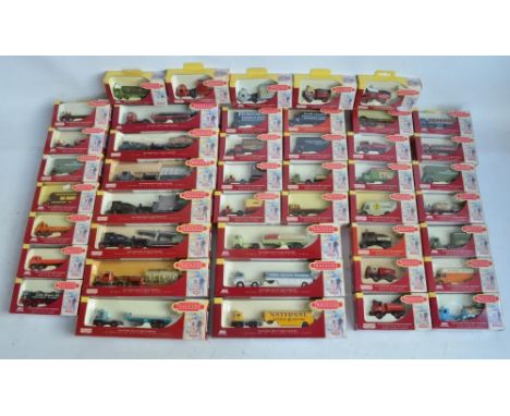 Forty four boxed Lledo limited edition 1/76 scale (OO gauge) diecast model vehicles including truck sets with cabs, trailers 