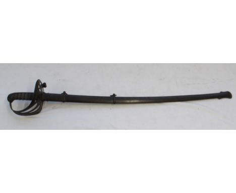 Victorian light Infantry Officers sword. Blade is with etched detail including Light Infantry bugle and crown cypher, half ba