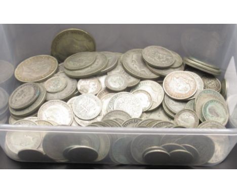 Collection of Post 1920/Pre-1947 GB silver content coins to inc. Florins, Half-Crowns, Shillings, six pences and three pences