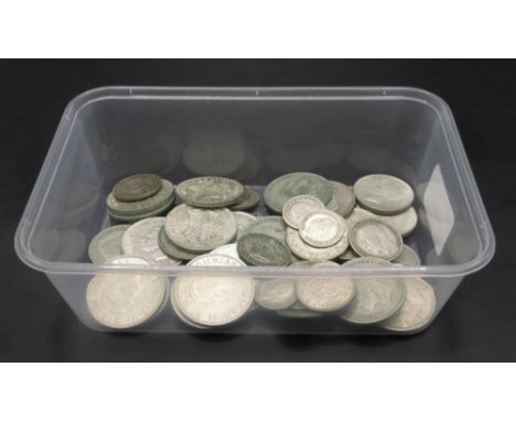 Collection of Pre-1947/ Post-1920 GB silver content coins (gross 11.9ozt)