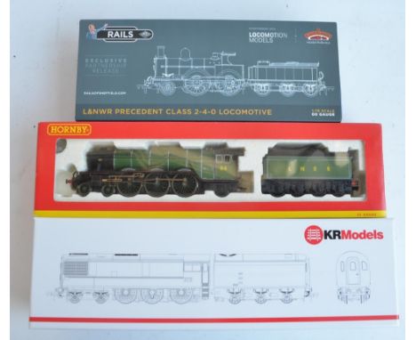 Three OO gauge electric locomotive models, all damaged/missing major parts to include KR Models GT3 (missing front bogey alth