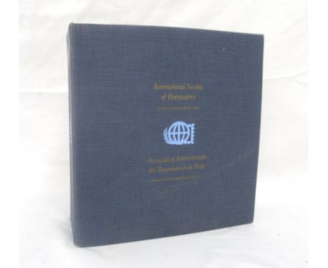 International Society of Postmasters Official Commemorative Issues folder cont. 35 Silver proof coin covers (each coins weigh