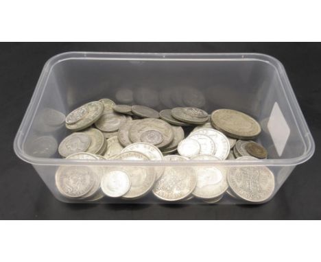 Collection of Post 1920/ Pre-1947 GB silver content coins (gross 16.8ozt)